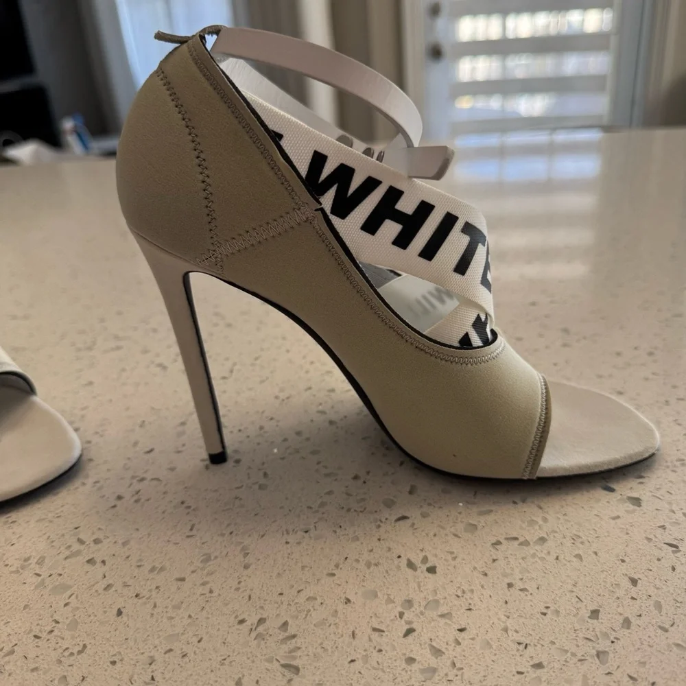Off-White Women's White Heels - Picture 16 of 16